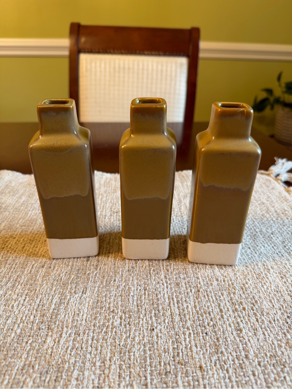 Ashland Set/3 Square Bud Vases